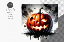 Halloween clipart, Pumpkin clipart, Gothic clipart Product Image 1