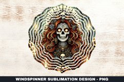 Halloween Witch Wind Spinner Sublimation Design Product Image 1