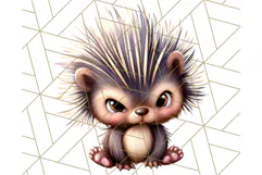 Adorable Angry Animals Clipart PNG, Cute Moody Faces Png Product Image 4