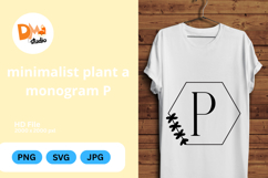 Minimalist Plant Monogram Product Image 1