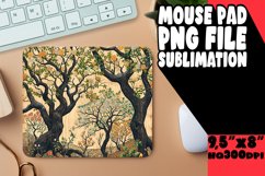 Spring Blossom Delight: Tree Pattern Mouse Pad Product Image 1