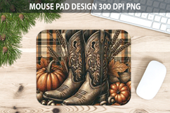 Boots Mouse pad Sublimation - Thanksgiving PNG Design Product Image 1