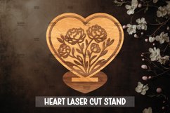 Valentine Laser Cut Stand I Valentine Home Decor Product Image 1