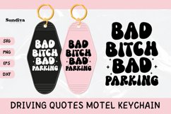 Funny Driving Motel Keychain SVG Vol.2 | Bad Parking Product Image 1