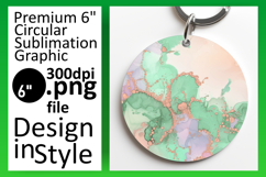 Lovely Round Design Coaster Artwork , Abstract Pattern Product Image 1