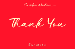 Comtic Hiden Casual Handwritten Font Product Image 16