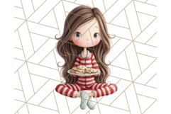 Christmas Whimsy Clipart, Holiday Kids PNG Graphics Product Image 4