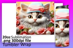 Feline Friends Fiesta: Sublimation Tumblers Galore Product Image 1