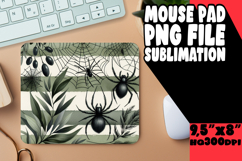 Cheerful Mouse Pad Sublimation PNG, Halloween Product Image 1