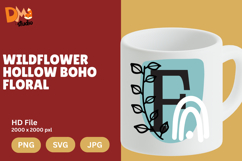 Wildflower Hollow Boho Floral Monogram Product Image 1