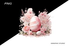 Easter Clipart, Easter Egg Clipart, Easter Bunny Png Product Image 1