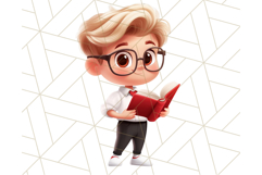 Boy Teacher Clipart PNG, Cute Male Teacher Illustration Product Image 4
