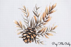 Rustic Christmas Sublimation Clipart PNG Product Image 1