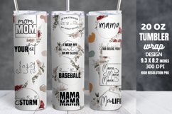 Mothers Day Tumbler Wrap 20 oz Skinny Tumbler Sublimation Product Image 1