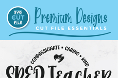 Special ed teacher svg, SPED svg, SPED teacher svg, dxf, png Product Image 2
