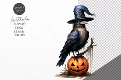 Halloween clipart, Raven clipart, Autumn clipart Product Image 1