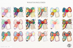 School Pencil Bows Clipart Product Image 4