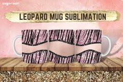 Leopard Glitter Mug Sublimation | PNG Bundle | Mug Wrap Product Image 9