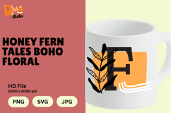 Honey Fern Tales Boho Floral Monogram Product Image 1