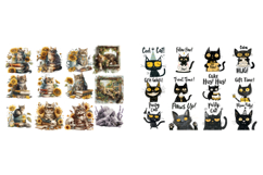 Cats Clipart Huge Bundle - 427 Png Bundle Product Image 7