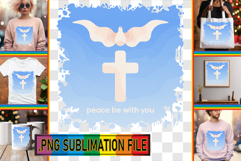 RADIANT TSHIRT Designs Sublimation, Christan Quotes Product Image 1