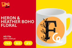 Heron &amp; Heather Boho Floral Monogram Product Image 1