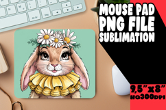 LUMINOUS mouse pad Gift Ideas, Cute Bunny Product Image 1