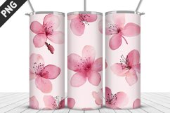 Flowers Tumbler Design | Valentine&#039;s Day Tumbler Wrap Product Image 5