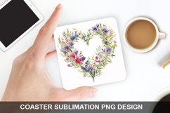 Spring Flower - Coaster Sublimation Design Product Image 1