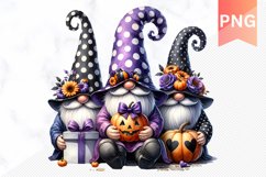 Halloween Gnome Sublimation - Clipart PNG Design Product Image 1