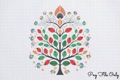 Scandinavian Folk Art Winter Clipart PNG Product Image 1