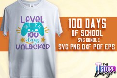 100 days of school SVG Design|Quotes SVG Design | School SVG Product Image 1