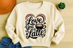 Coffee Quote SVG T-Shirt Design Product Image 1