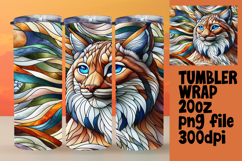 VIBRANT 20oz Tumbler Artwork for Gifts , Animals Product Image 1