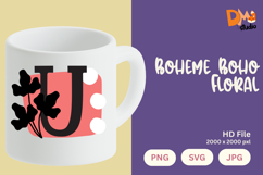 Boheme Boho Floral Monogram Product Image 1