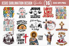 Jesus Sublimation Bundle PNG Product Image 2