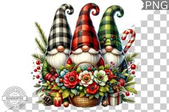 Christmas Gnome Sublimation - Clipart PNG Design Product Image 1