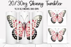 Butterfly Tumbler Design - Tumbler Sublimation PNG Design Product Image 1