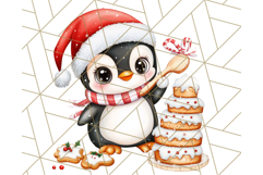 Christmas Baking Critters PNG Clipart, Cute Animals Holiday Product Image 4