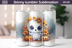 Cute Ghost Tumbler | Cute Halloween Tumbler Product Image 1