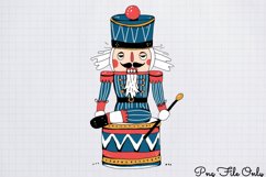 Cute Nutcracker Watercolor Clipart PNG Product Image 1