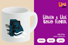 Haven &amp; Hue Boho Floral Monogram Product Image 1