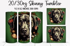 St. Patrick&#039;s Day DOG - Tumbler Sublimation Design Product Image 1