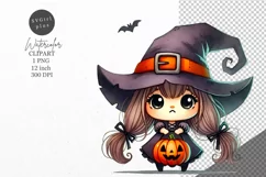 Halloween clipart, Witch clipart, Autumn clipart Product Image 1