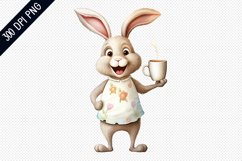 Easter Bunny Sublimation - Bunny Sublimation Design Product Image 1