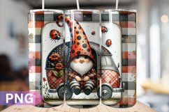 Ladybug Gnome Tumbler PNG Bundle Product Image 5