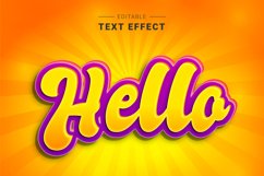 Editable Text Effect for Illustrator. Vector Graphic styles Product Image 1