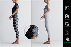 Female T-shirt Mockup Product Image 17