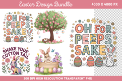 Easter Sublimation Design Bundle PNG Product Image 2