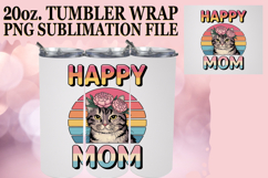 SWEET SERENITY 20oz TUMBLER WRAP, Cat Lover Product Image 1